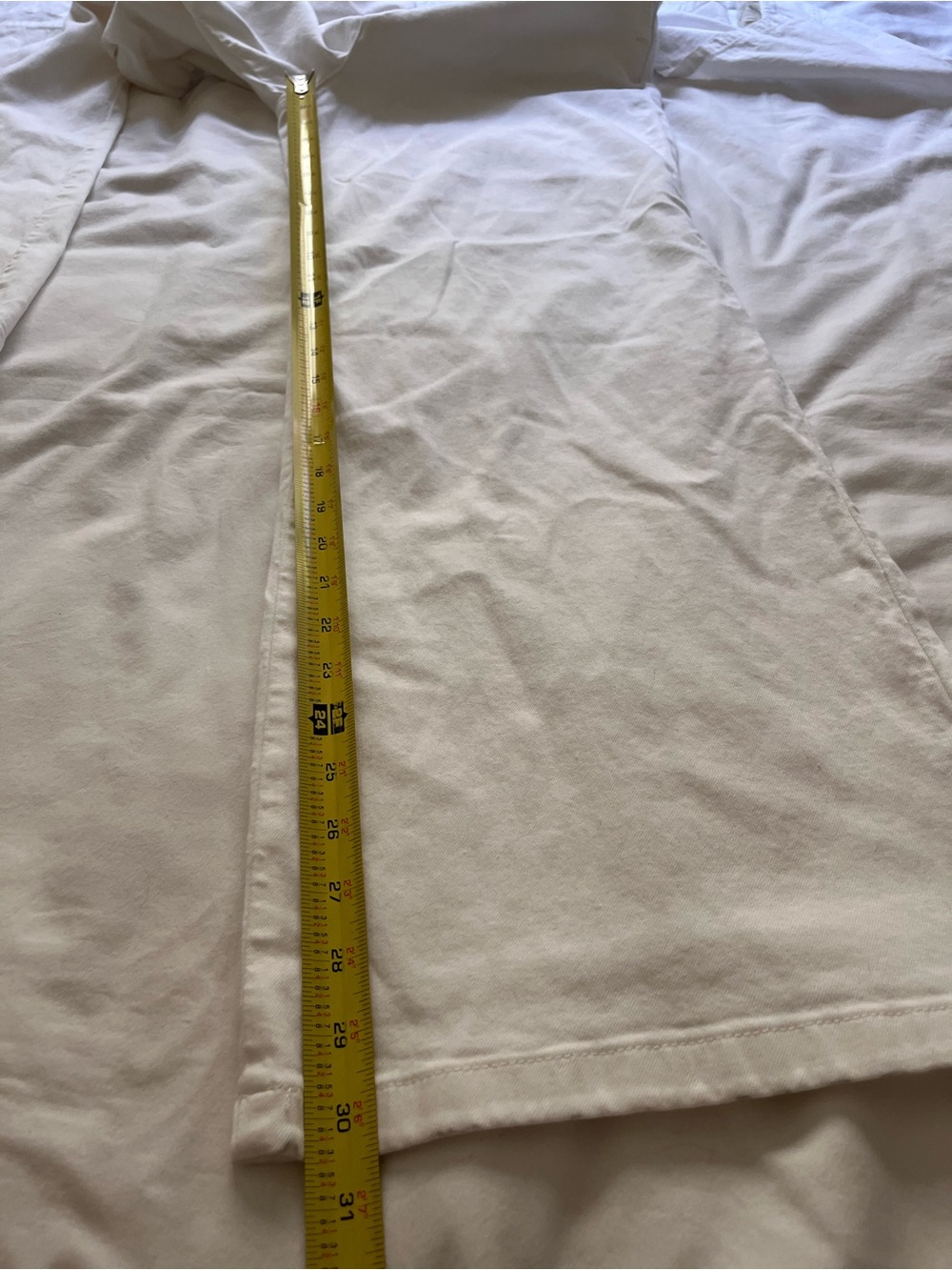 KUT From The KLOTH Jeans Meg Wide Leg White Twill Stretch Pants Size 10 - Picture 11 of 15